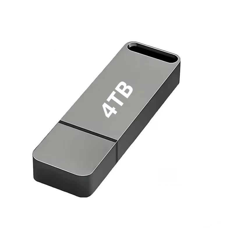 4TB Pendrive USB z metalową obudową USB 3.2, odporny na wstrząsy, kompaktowa pamięć