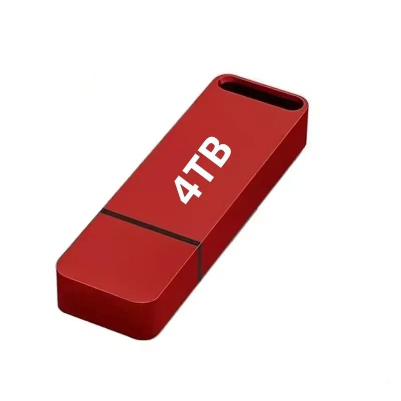 4TB Pendrive USB z metalową obudową USB 3.2, odporny na wstrząsy, kompaktowa pamięć