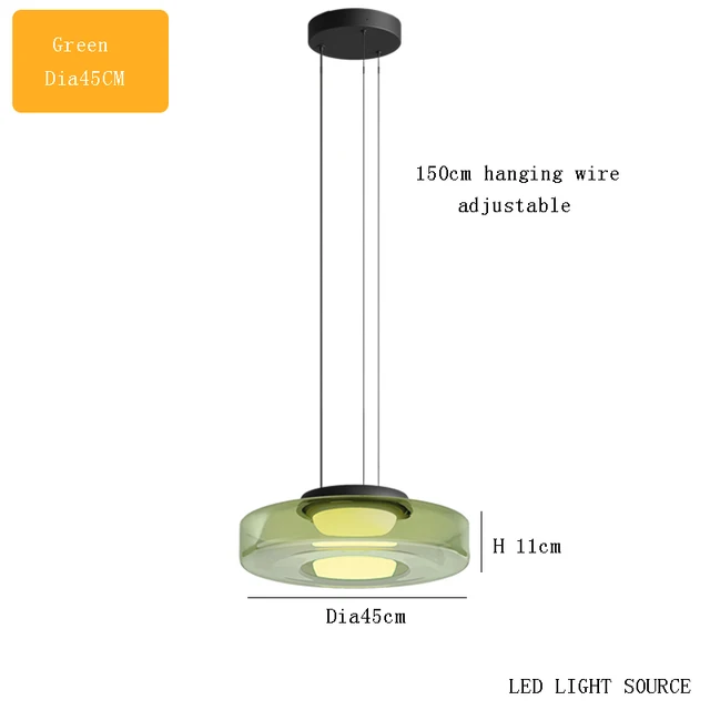 NovaGlass Moderne Pendelleuchte für Küche und Esszimmer