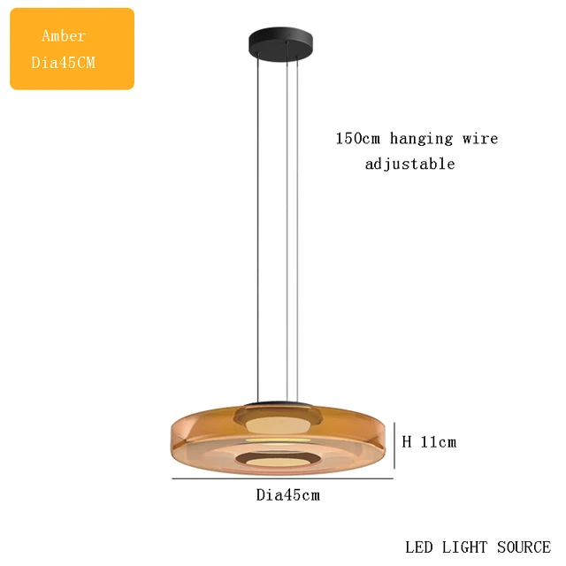 NovaGlass Moderne Pendelleuchte für Küche und Esszimmer
