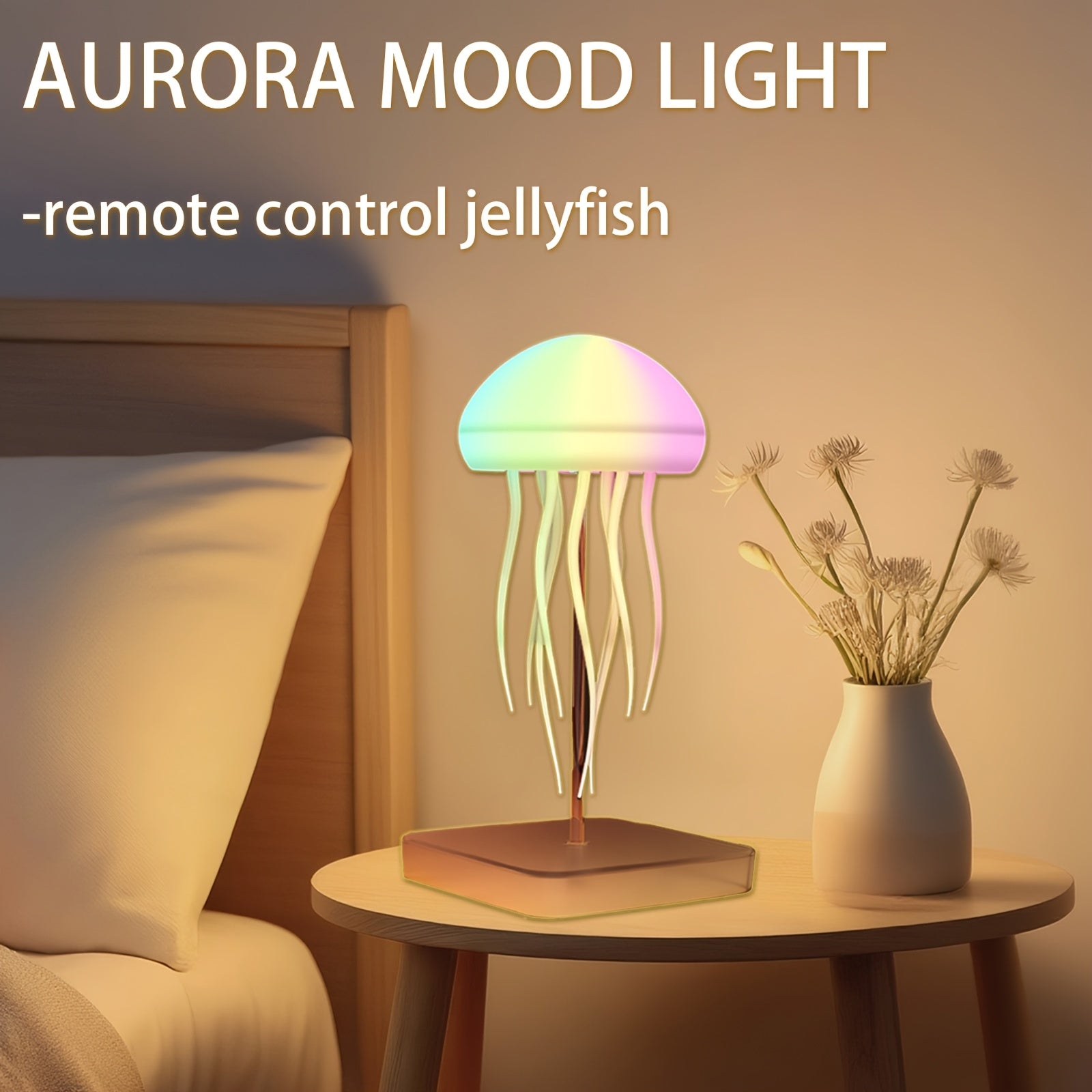 Dancing Jellyfish Bedside Lamp with Remote Control