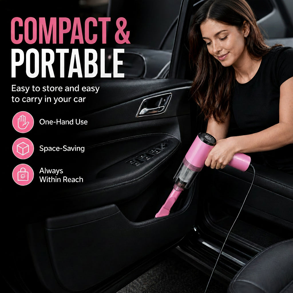 Handheld 12V Vacuum Cleaner
