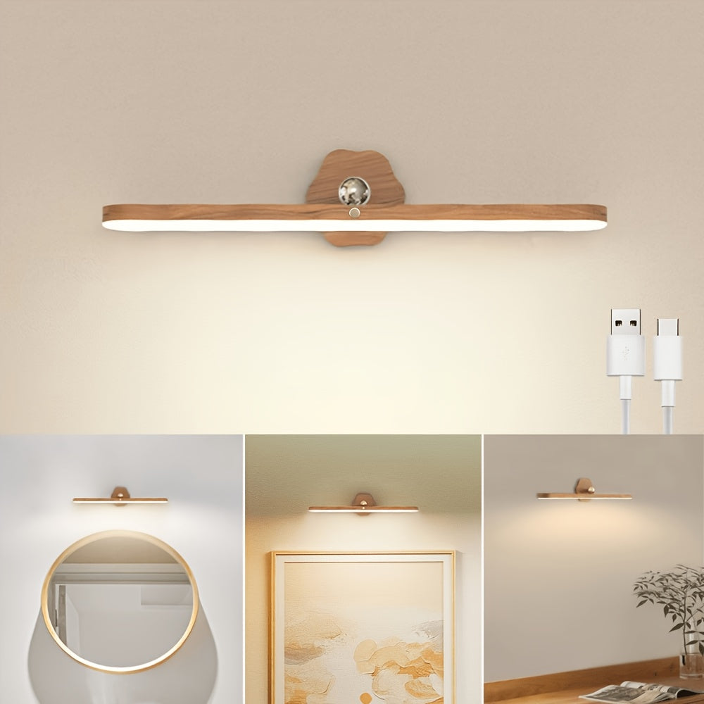 Obrotowa lampa ścienna LED