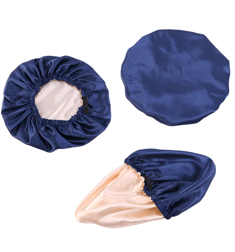 SilkGlow Satin-Haube für Übernachtlichen Haarschutz