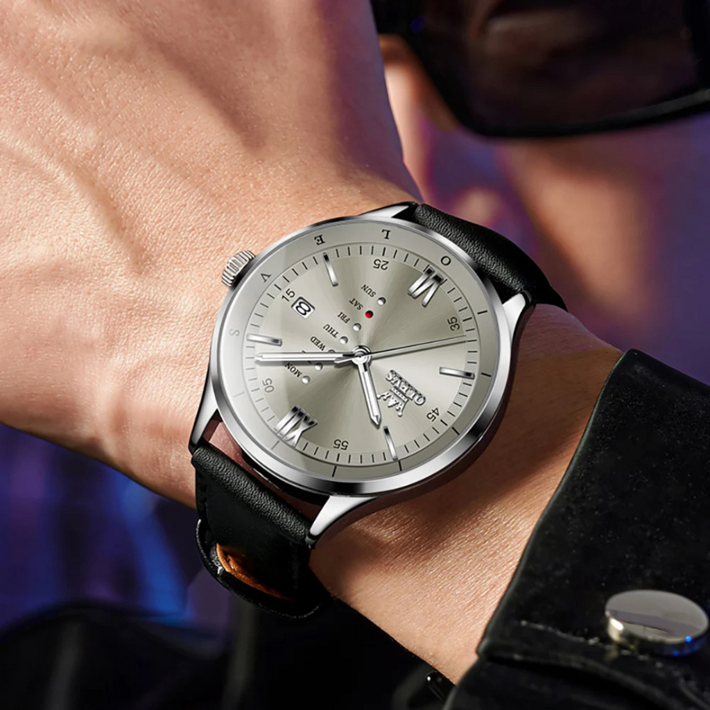 Montre Celestial Echo Élégante et Intemporelle pour Homme, Accessoire Quotidien Raffiné