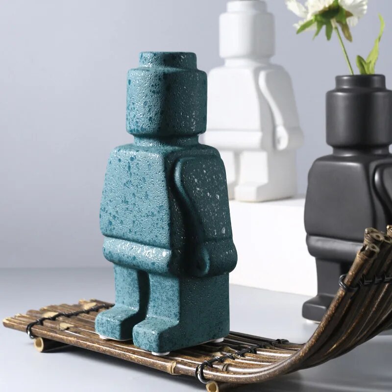 Lego Inspired Body Vase With Cute Charm For Home Decor Today