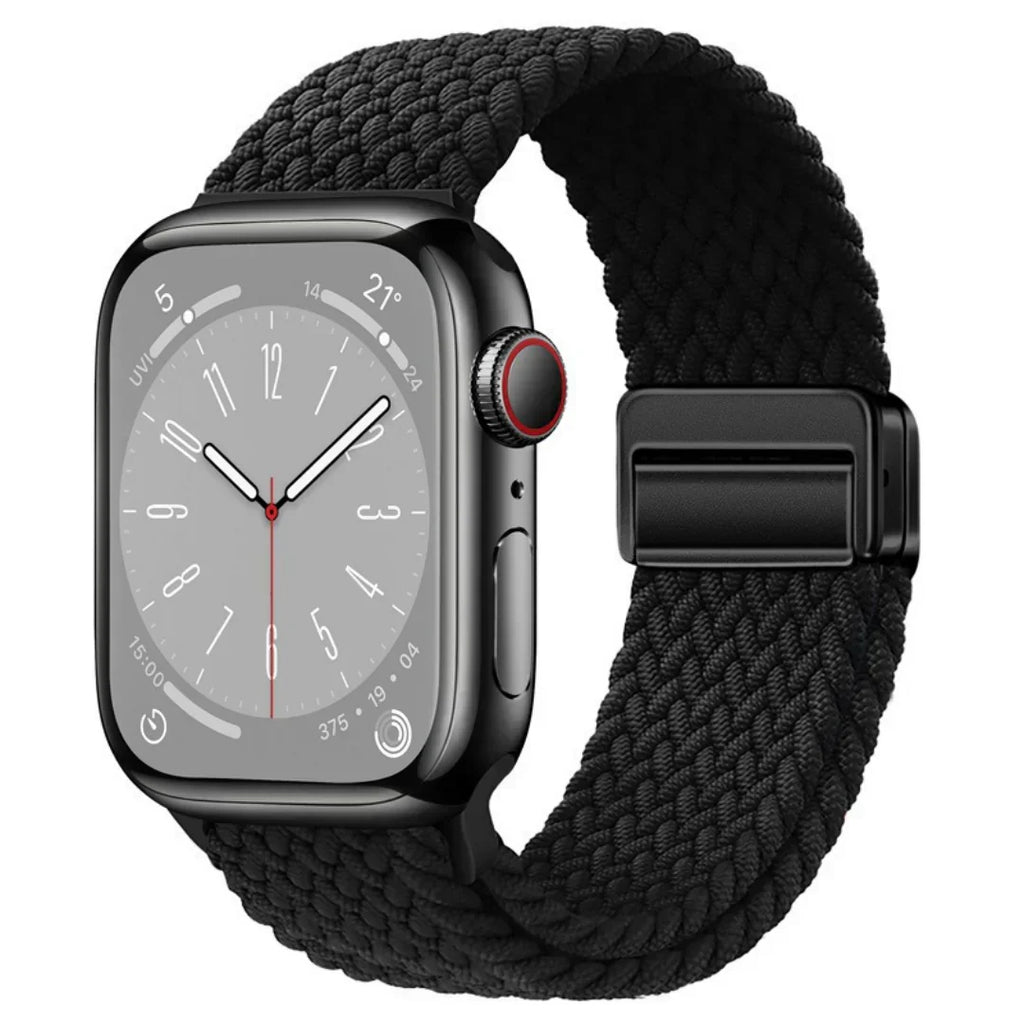 Bracelet Apple Watch avec fermeture magnétique en nylon pour un ajustement sécurisé