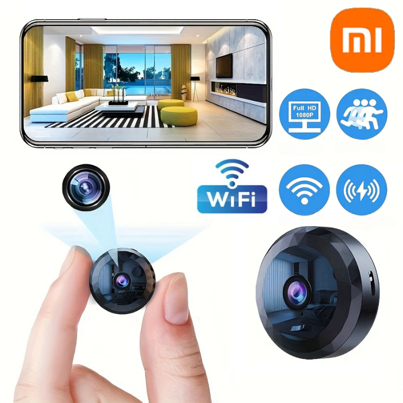 NovaGuard 1080P Compact Security Camera With WiFi For Mobile Viewing