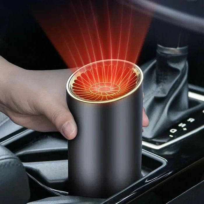 12V 150W auton mukitelineen lämmitin, jossa 360 asteen ilmavirtaus nopeaan lämmitykseen ja ikkunan sulatukseen