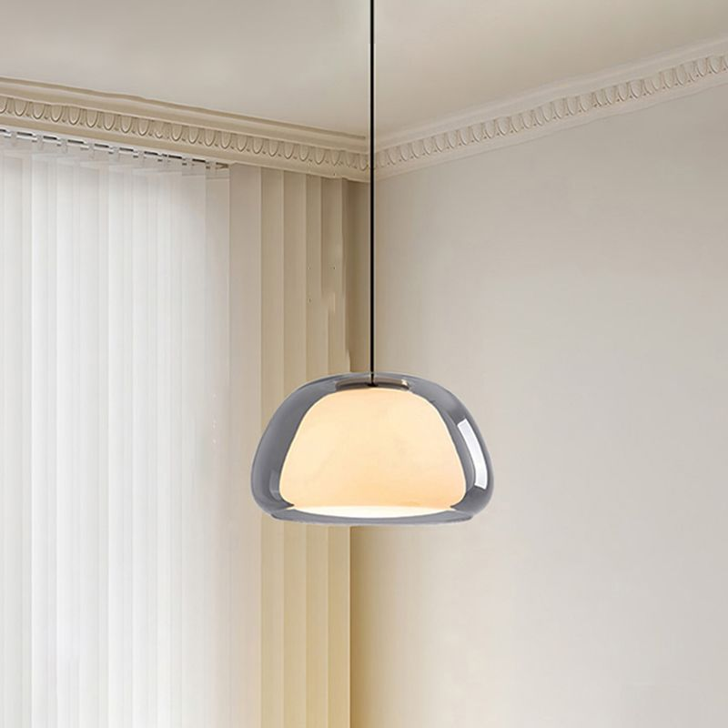Aurora Milk Glass Pendant Light Modern Hanging Lamp | Fervei
