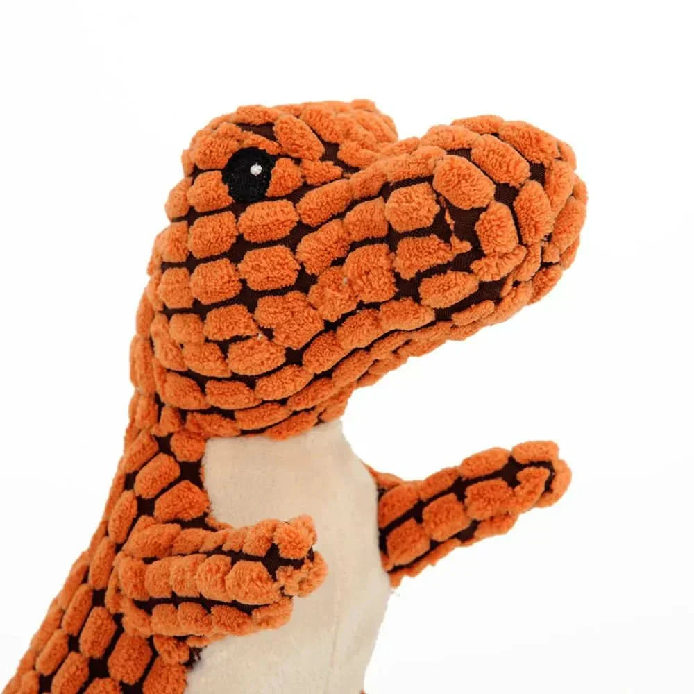 RaptorGrip Indestructible Dinosaur Shape Dog Toy for Power Chewers