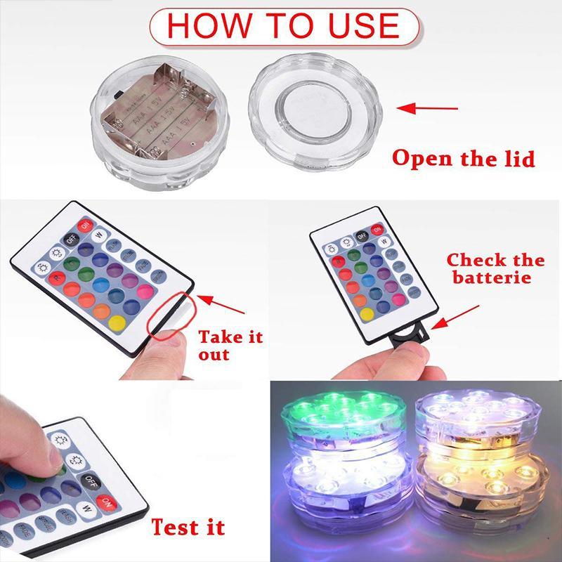 LED-licht met afstandsbediening en magnetische zuigbevestiging