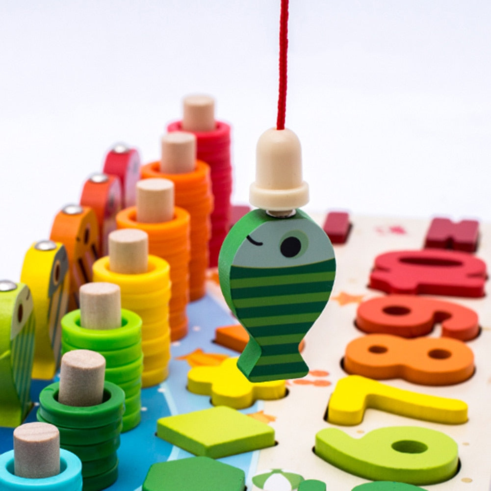 Montessori dřevěná hrací deska pro rozvoj dovedností a kognitivní růst