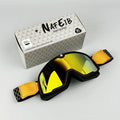 Vintage Motorcycle Goggles For Glasses Wearers, Wind And Dust Resistant
