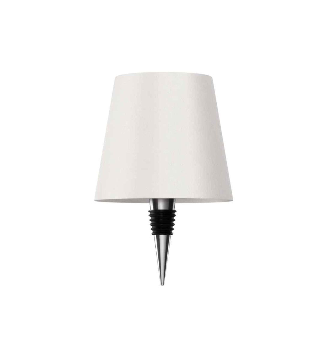 Aluminium LED-fleslamp, oplaadbare tafellamp voor wijnflessen, warm licht