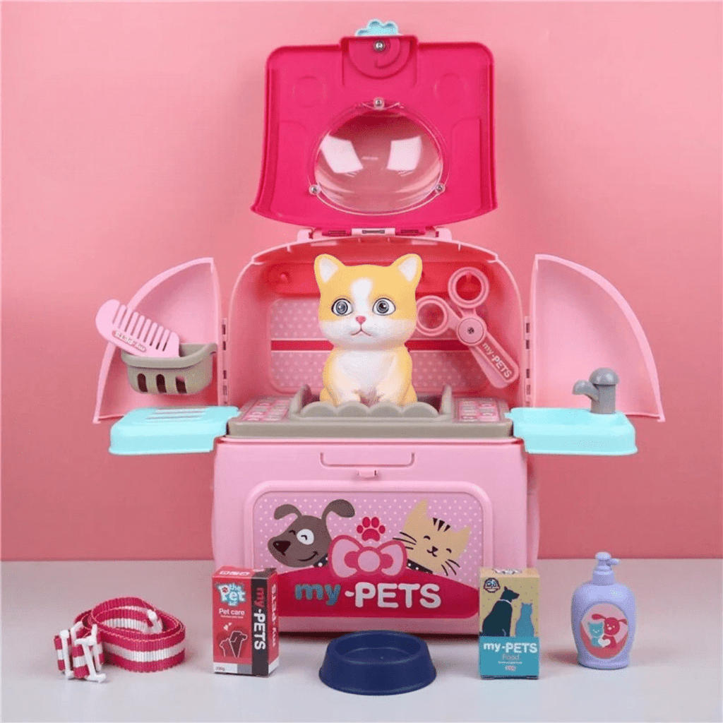 Set de jeu CritterCare pour soins des animaux, apprentissage ludique pour enfants