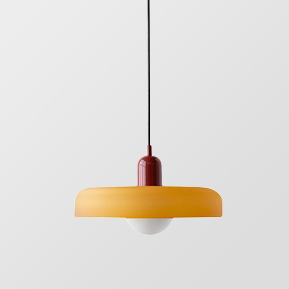 Bauhaus Colored Glass Pendant Light For Modern Homes