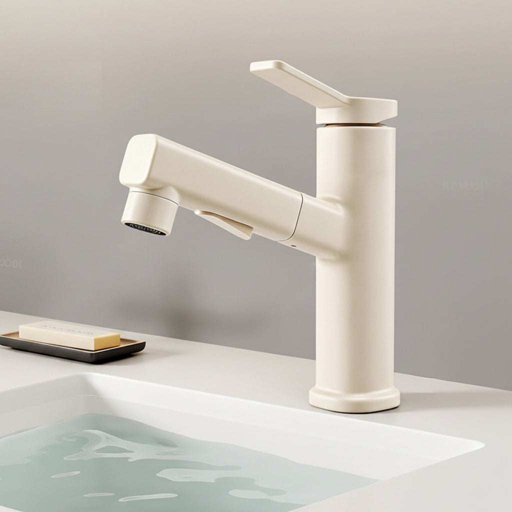 Robinet d'évier à trois modes avec douchette extractible