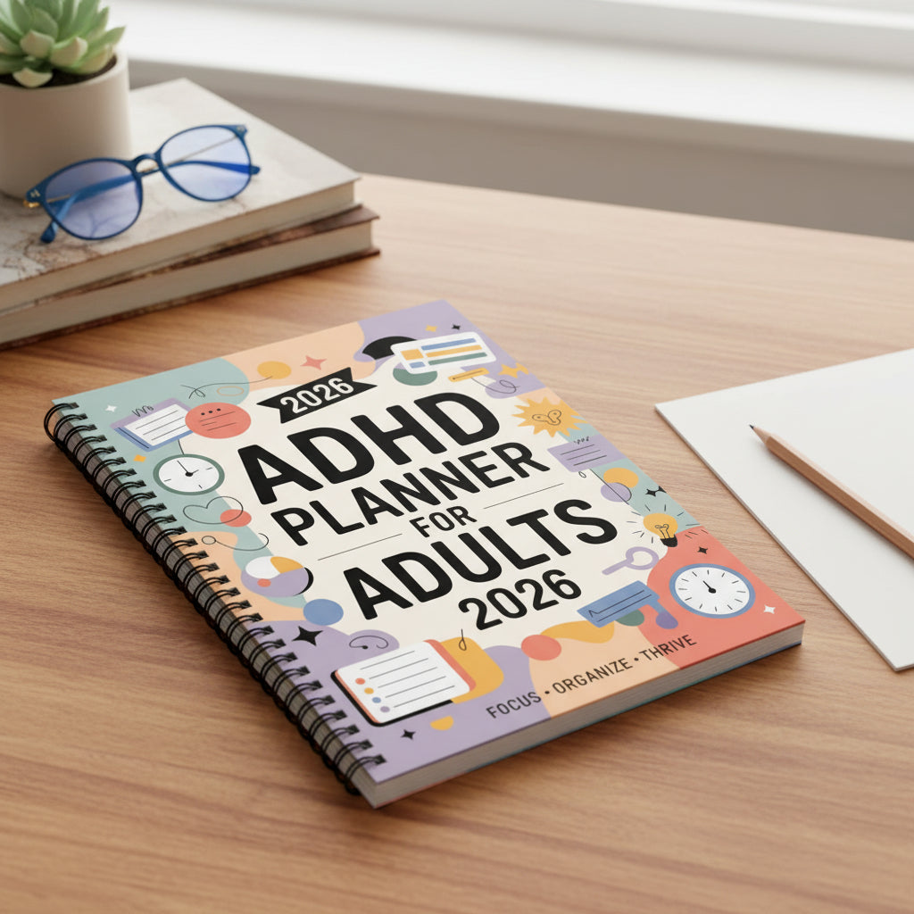 ADHD productivity planner for structured daily and weekly organization