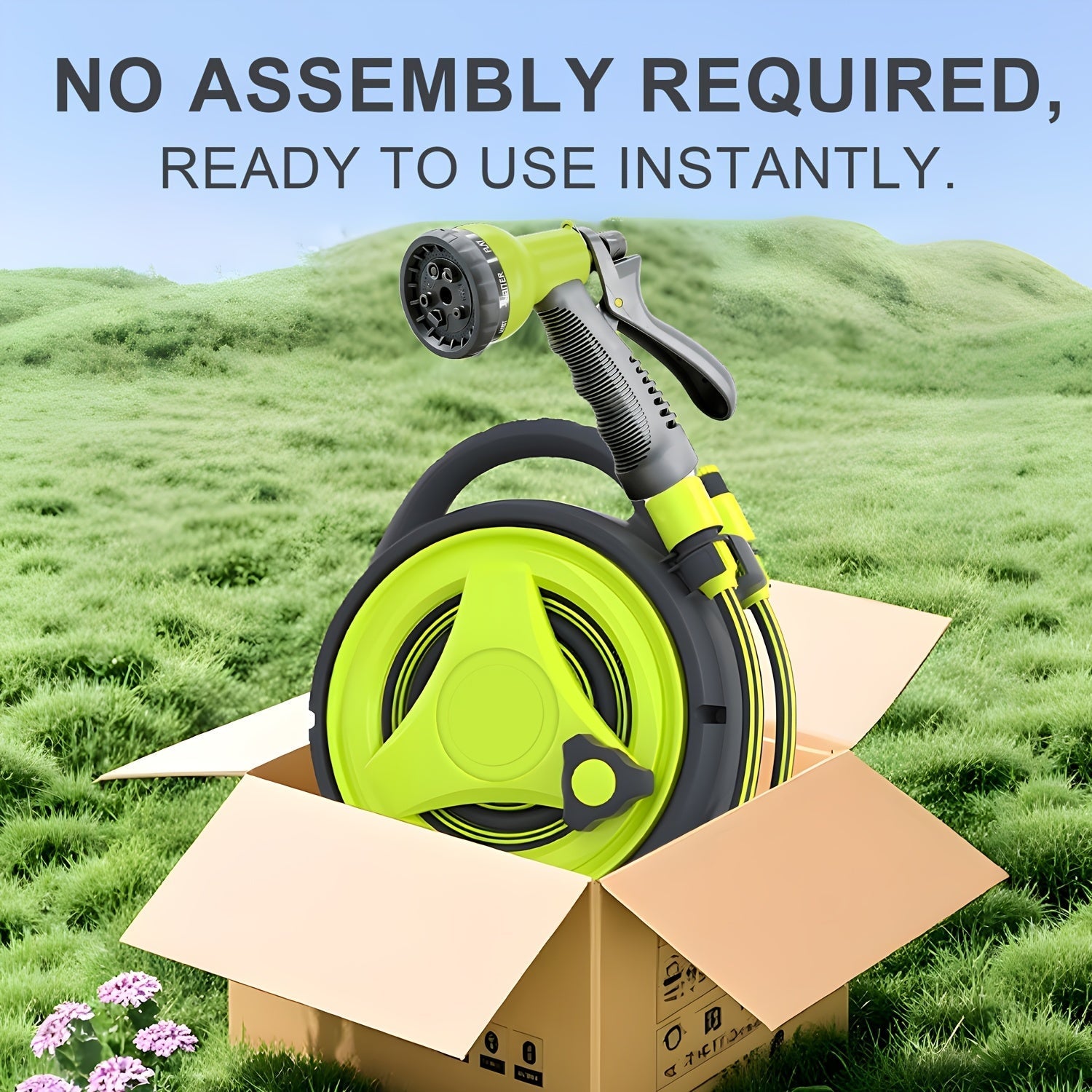 Kit tubo dell'acqua retrattile per una facile manutenzione del giardino