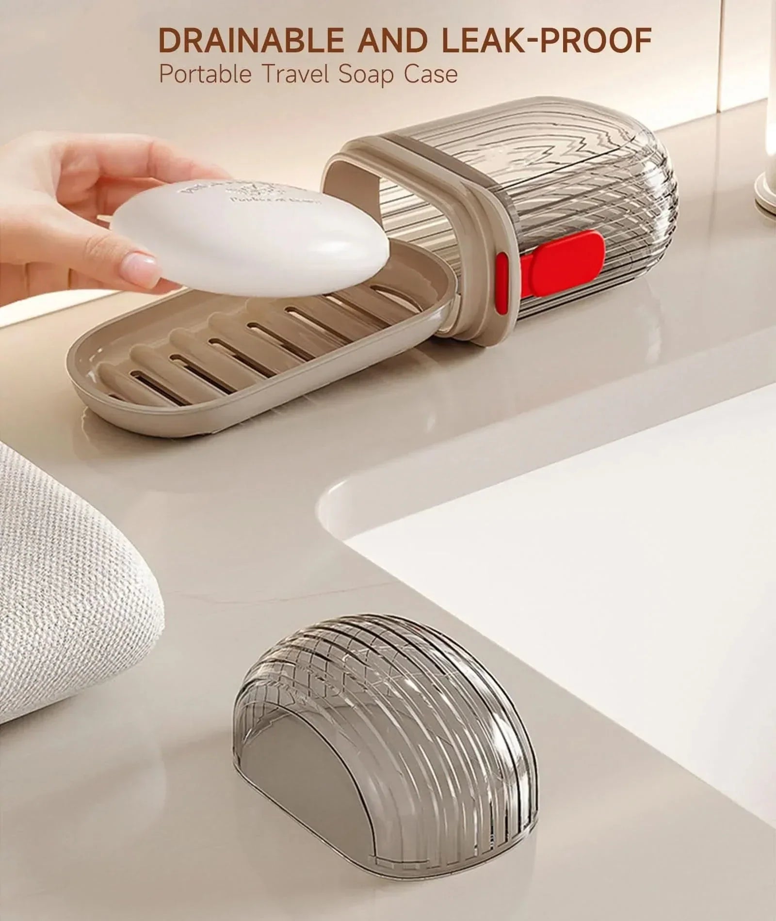 FreshPort Travel Soap Case for Effortless Hygiene On the Go