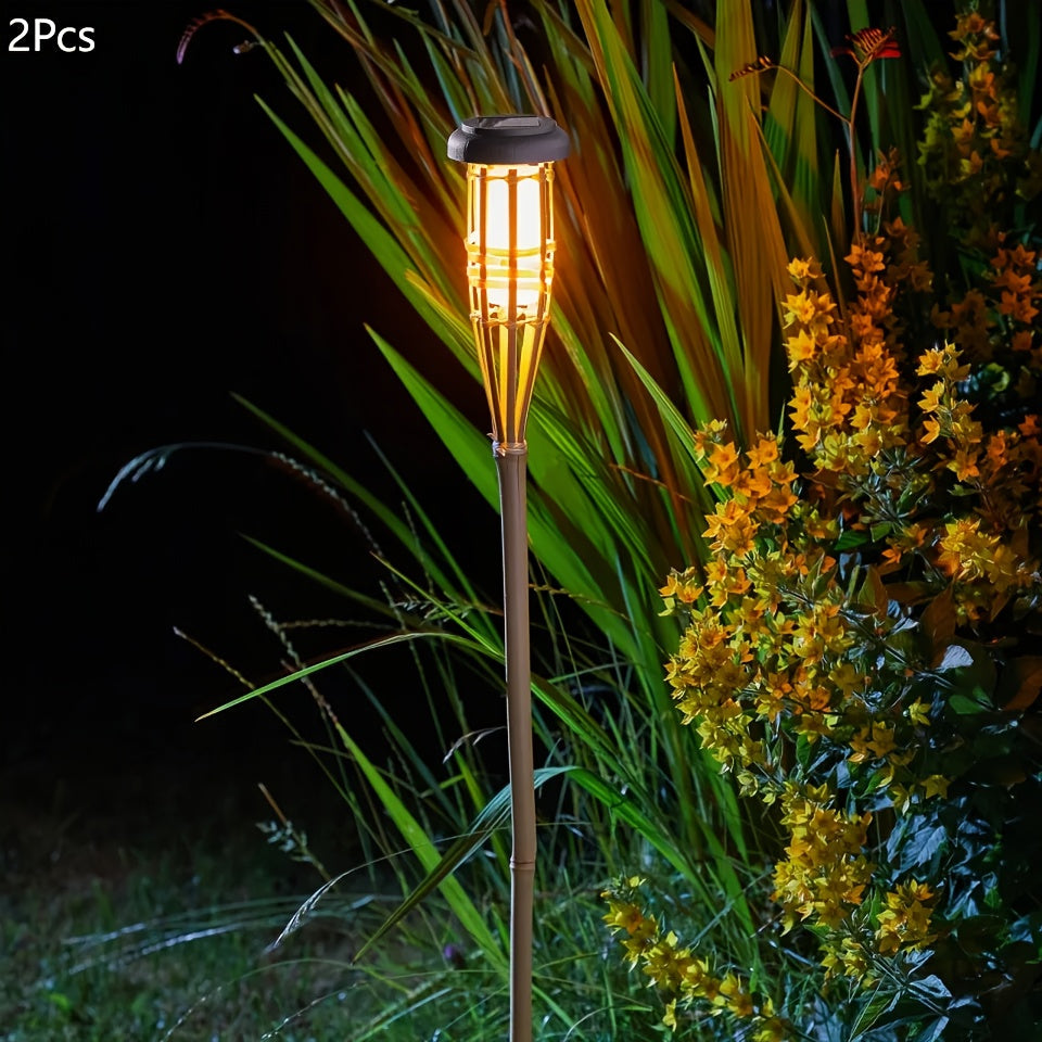 Solar-Fackel-Rasenlampe