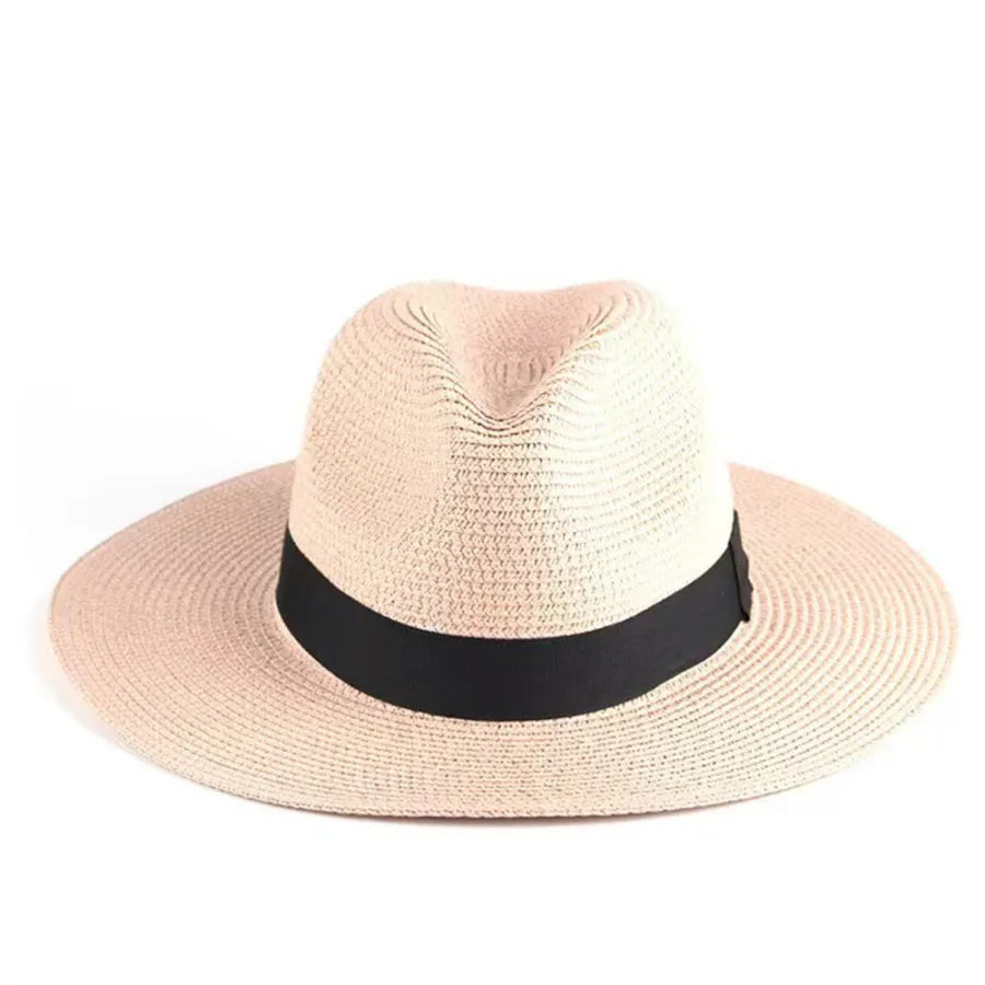 Genuine Ecuadorian Panama Hat With Classic Hatband For Timeless Outdoor Style