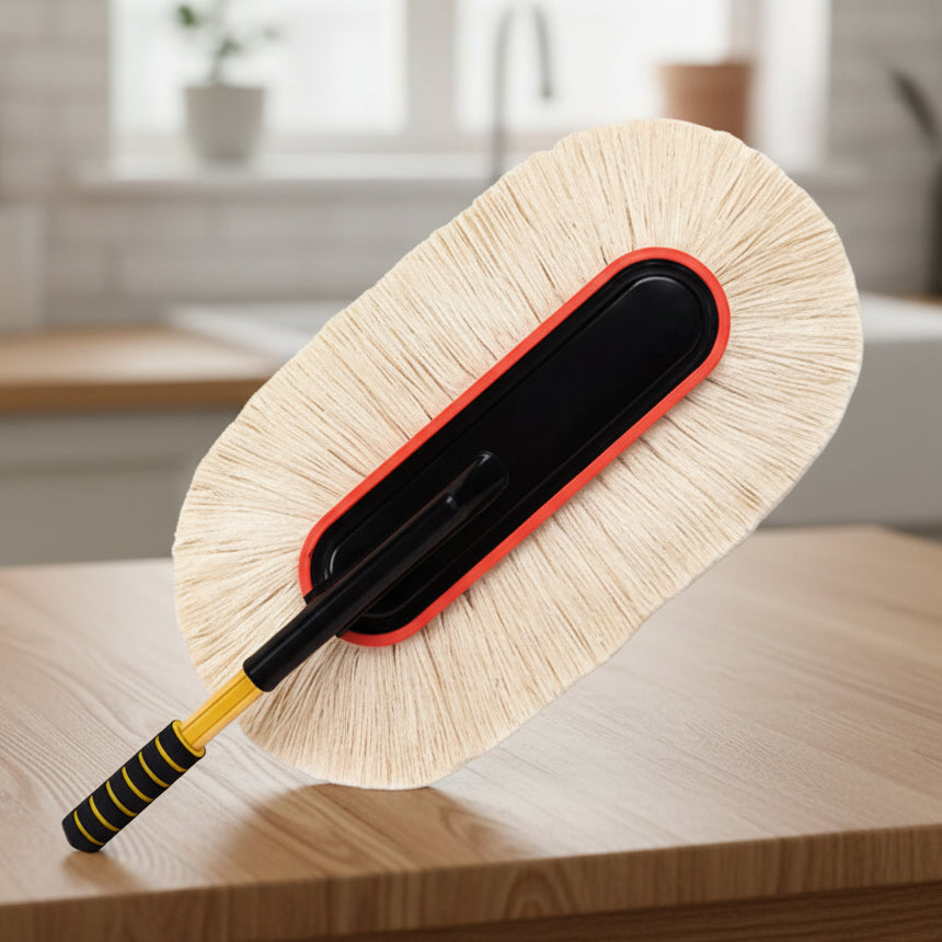 Aero Duster Pro teleszkópos autóporoló kefe puha pamutszállal