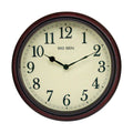 TimelessWood Brown Wall Clock In Classic Style For Home Decor