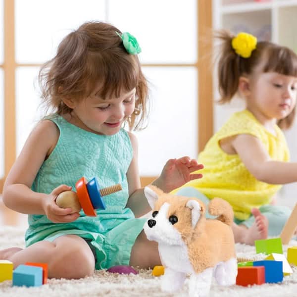 PawBuddy Beweglicher Plüschhund für fantasievolles Spielvergnügen
