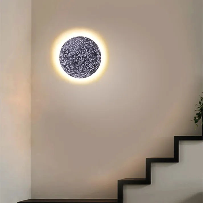 TerraGlow Nordic Terrazzo Væglampe til Hjemmeindretning og Opholdsrum