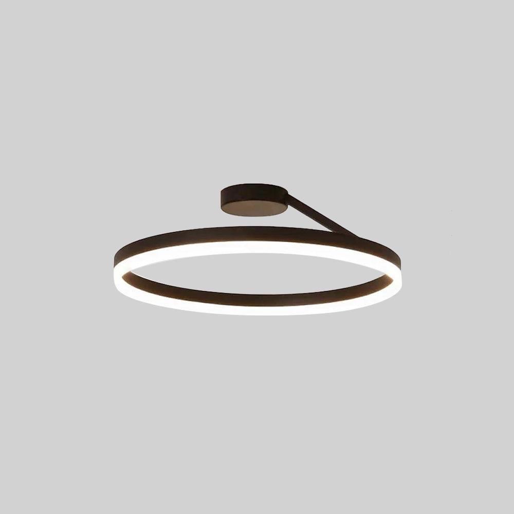 ArishaGlow Elegant LED Ceiling Light In Gold And Metal Finish