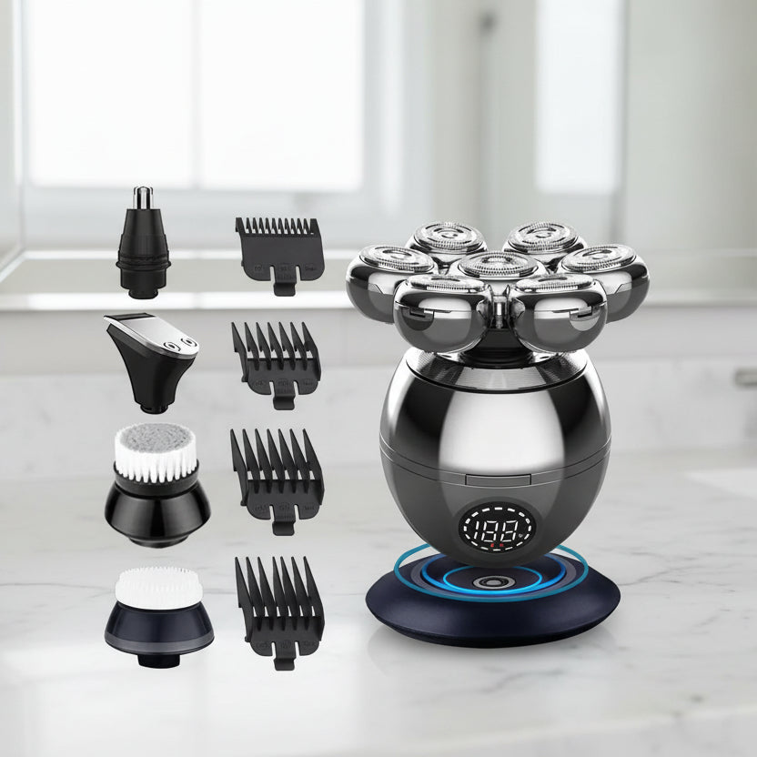 NovaShave Pro 7D Electric Shaver With IP68 Water Protection And USB Charging