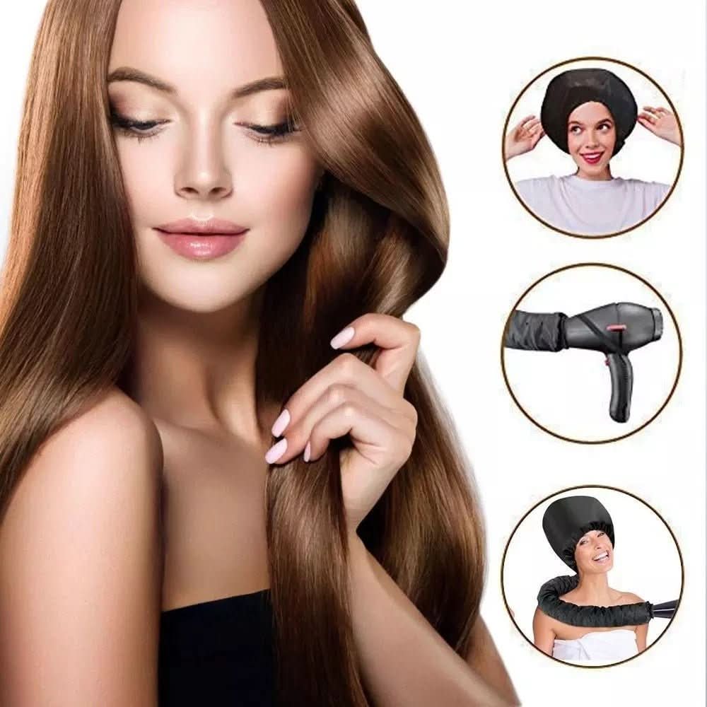 SwiftFlow Hair Dryer Cap Set Of 2 For Fast And Gentle Drying At Home And Travel
