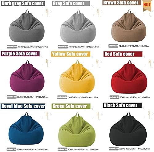 AzureWeave Luxury Linen Bean Bag Ergonomic And Stylish Comfort Seating | Fervei