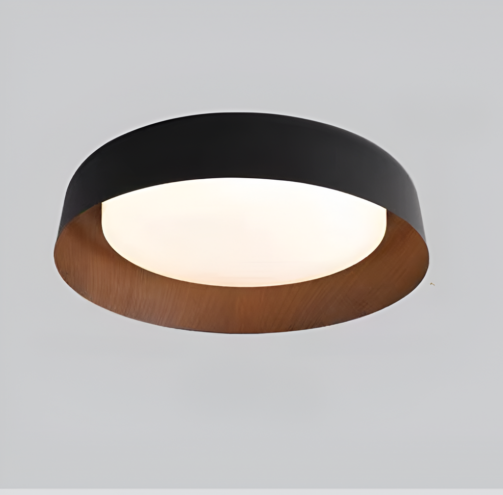 Horizon Willow Holzoptik Wabi-Sabi LED-Deckenleuchte für Schlafzimmer