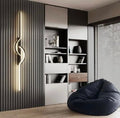 LumaArc Moderní nástěnná lampa z hliníku a akrylu s LED osvětlením