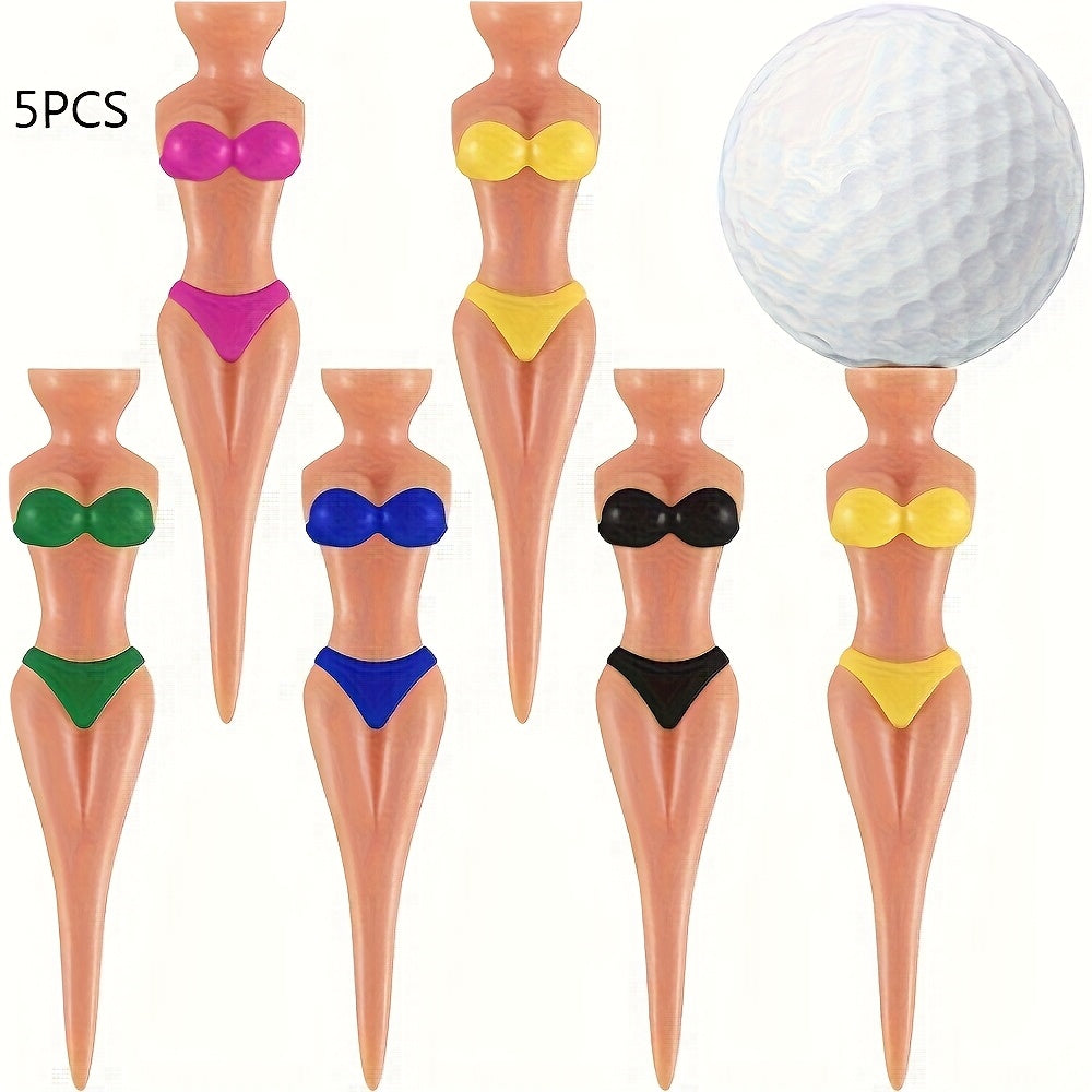 Novelty Bikini Golf Tees 5-Pack