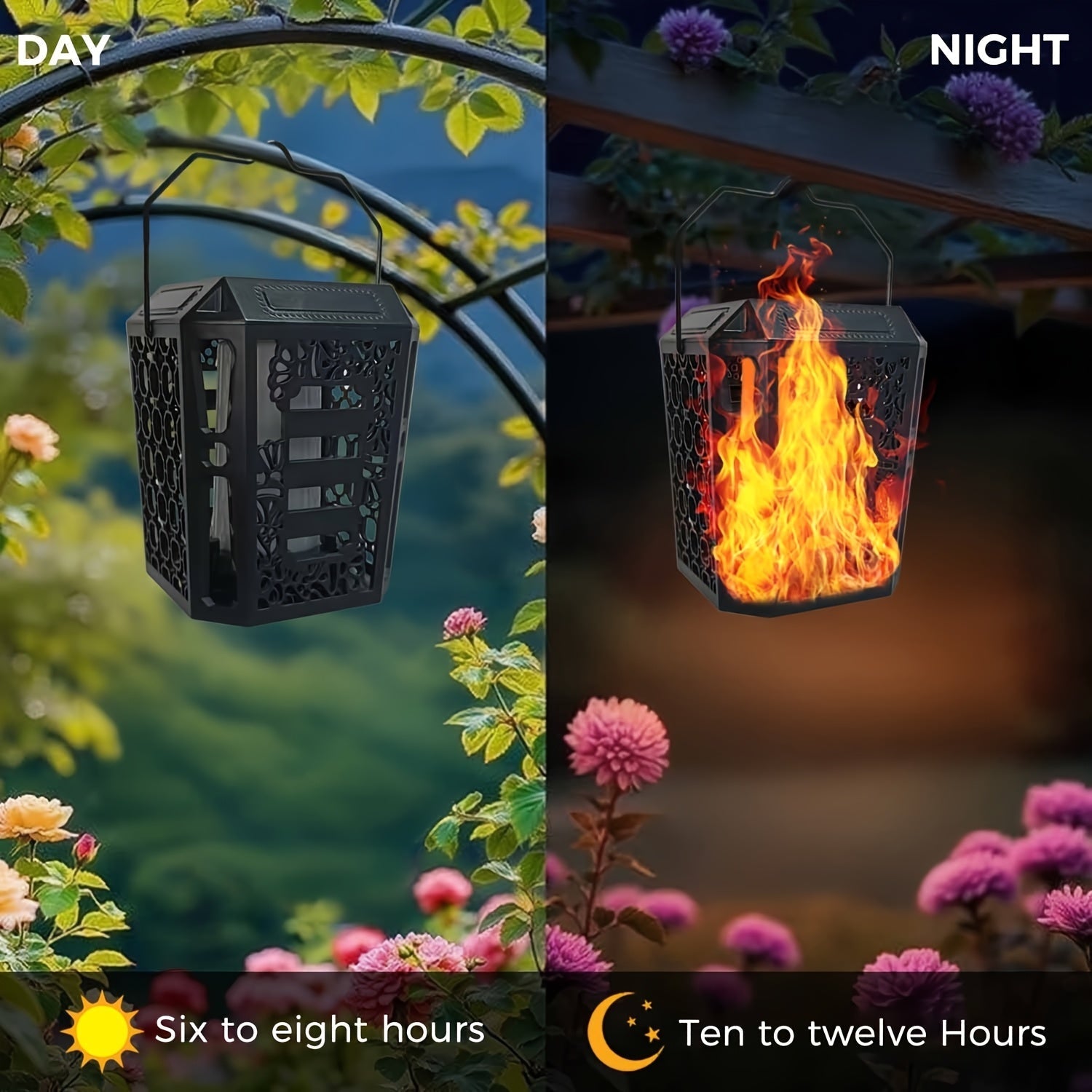Flickering Solar Torch Lamp