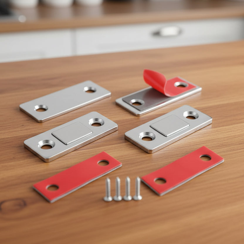 QuietLatch Magnetischer Türfang für geräuschloses Schließen ohne Bohren