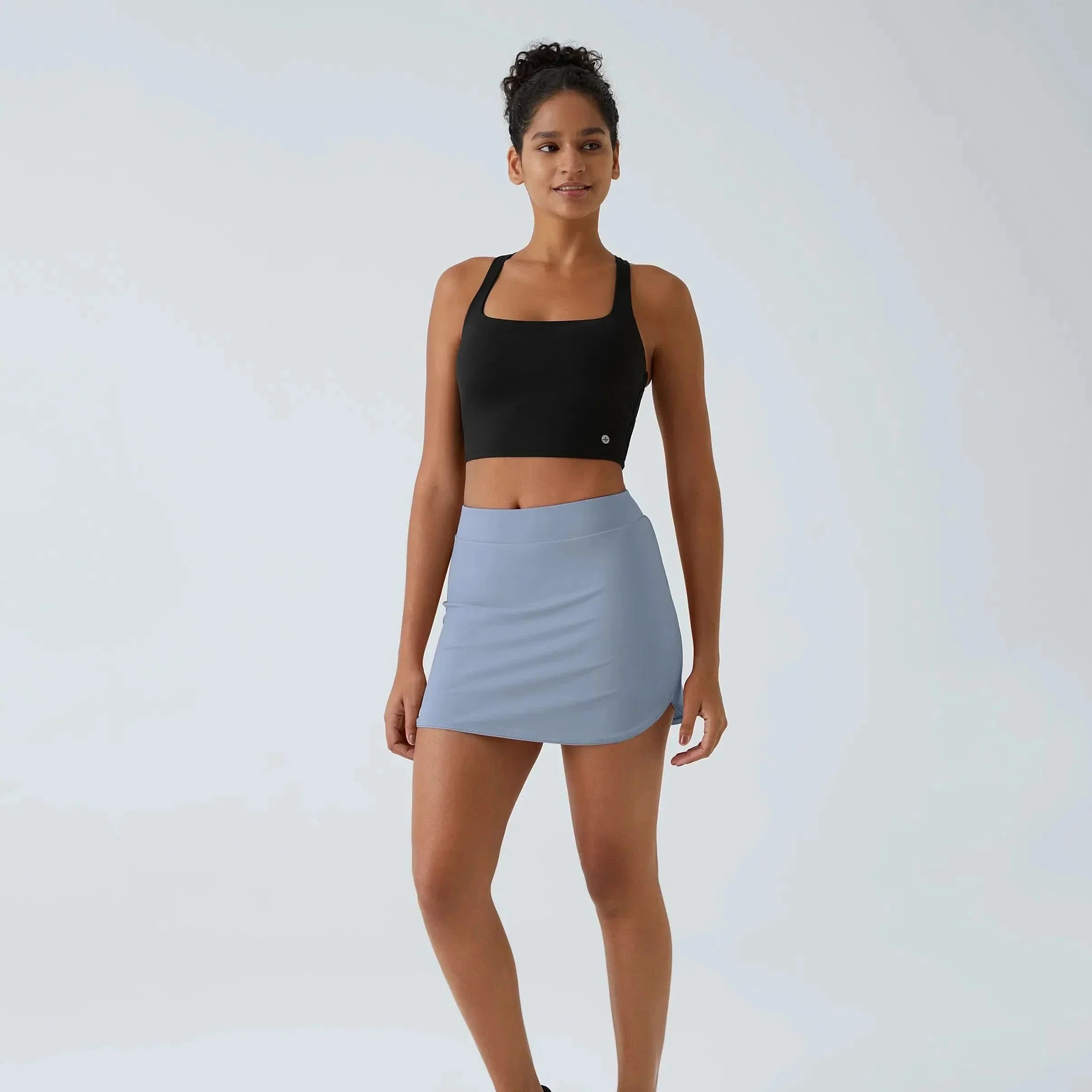 Jupe de Golf Nova 2-en-1 Micro Jupe avec Poches Cachées et Ceinture Haute Plate