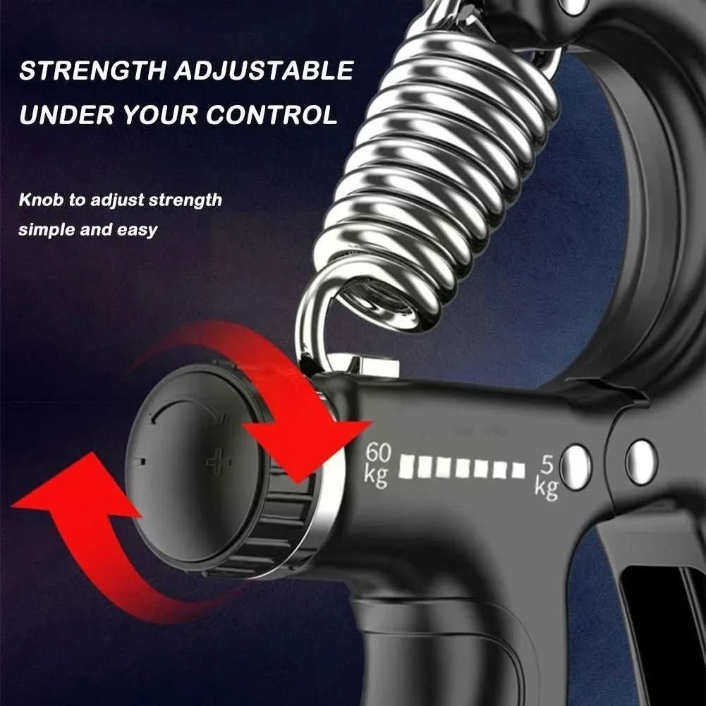 GripForge Adjustable Hand Trainer For Strong Grip Strength And Forearms