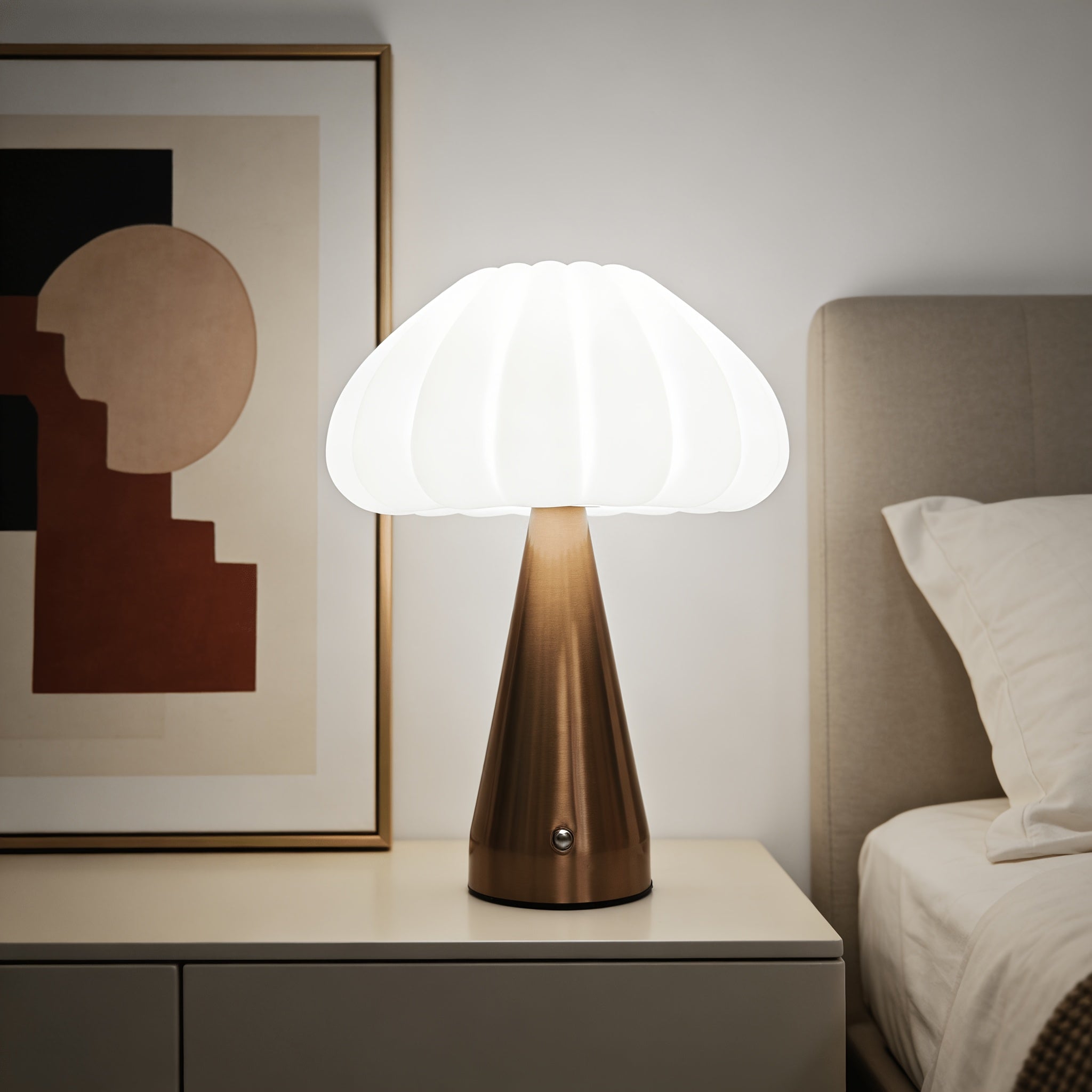 Umbrella Table Lamp for Elegant Night Lighting