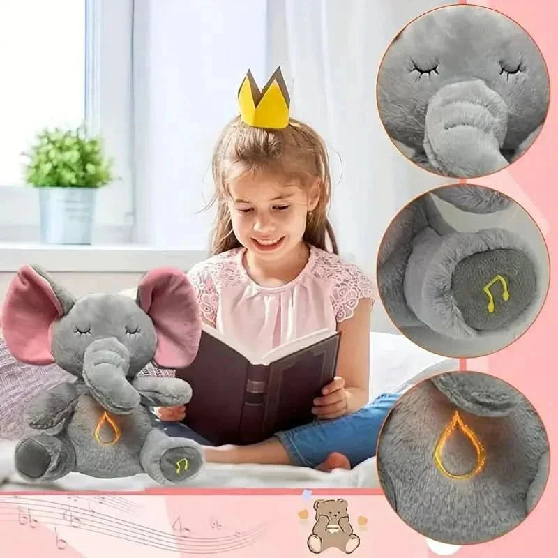SereneCuddle Elephant Calming Breathing And Sleep Light