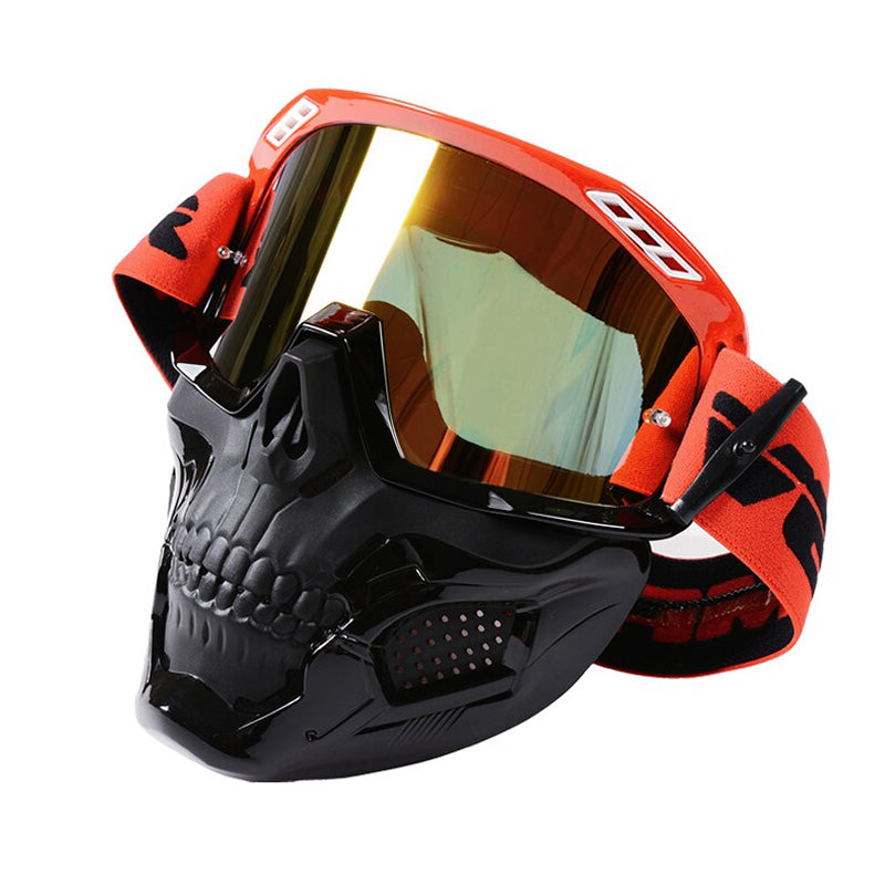 Brýle Skull pro motocyklisty s nárazuvzdorným PC sklem a pohodlím