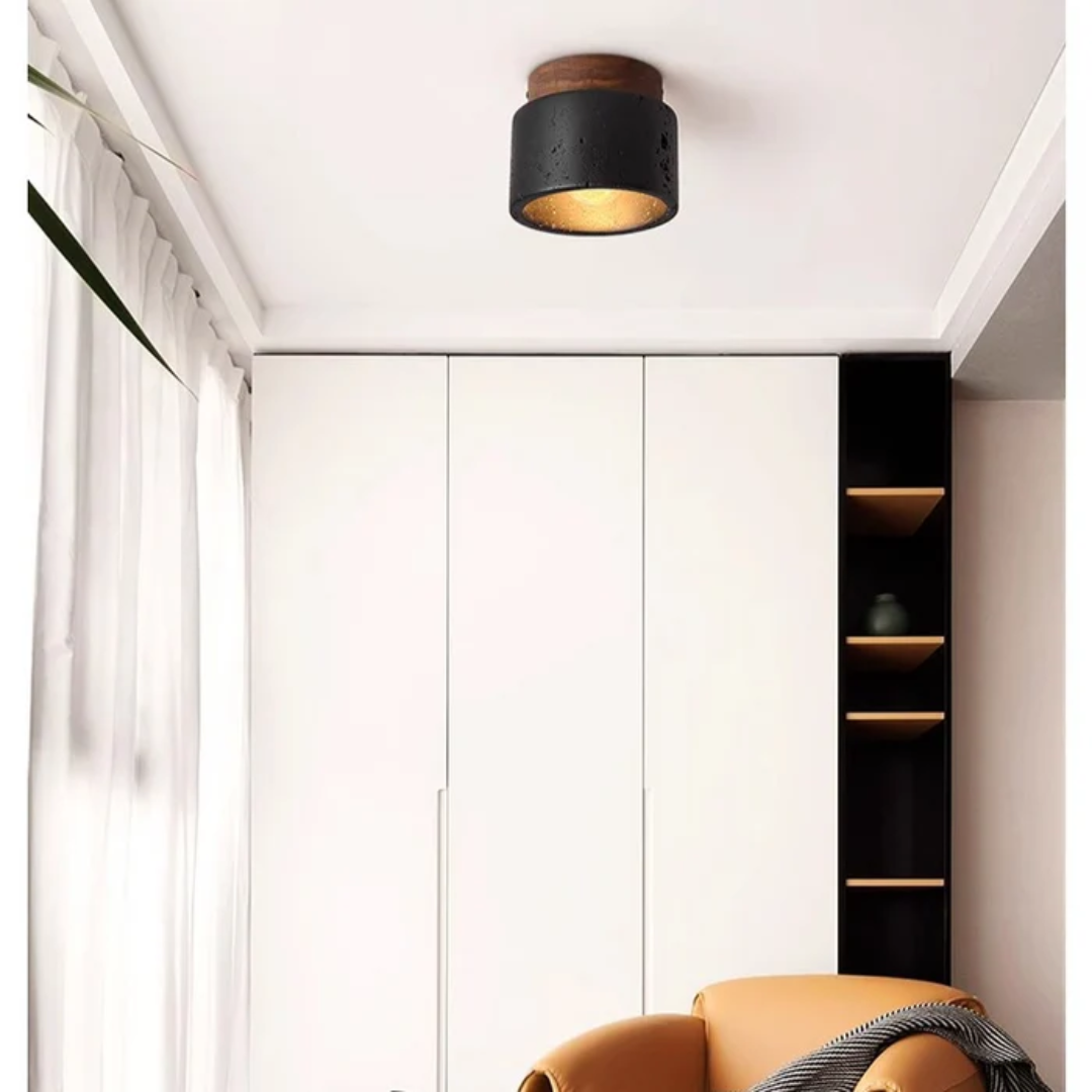 StoneGlow Stone Look Ceiling Light For Living Rooms And Hallways