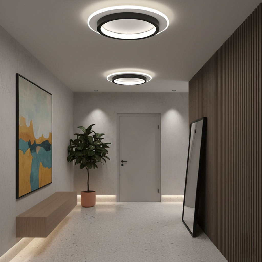 Současné elegantní LED stropní svítidlo AureaLux s přisazenou montáží