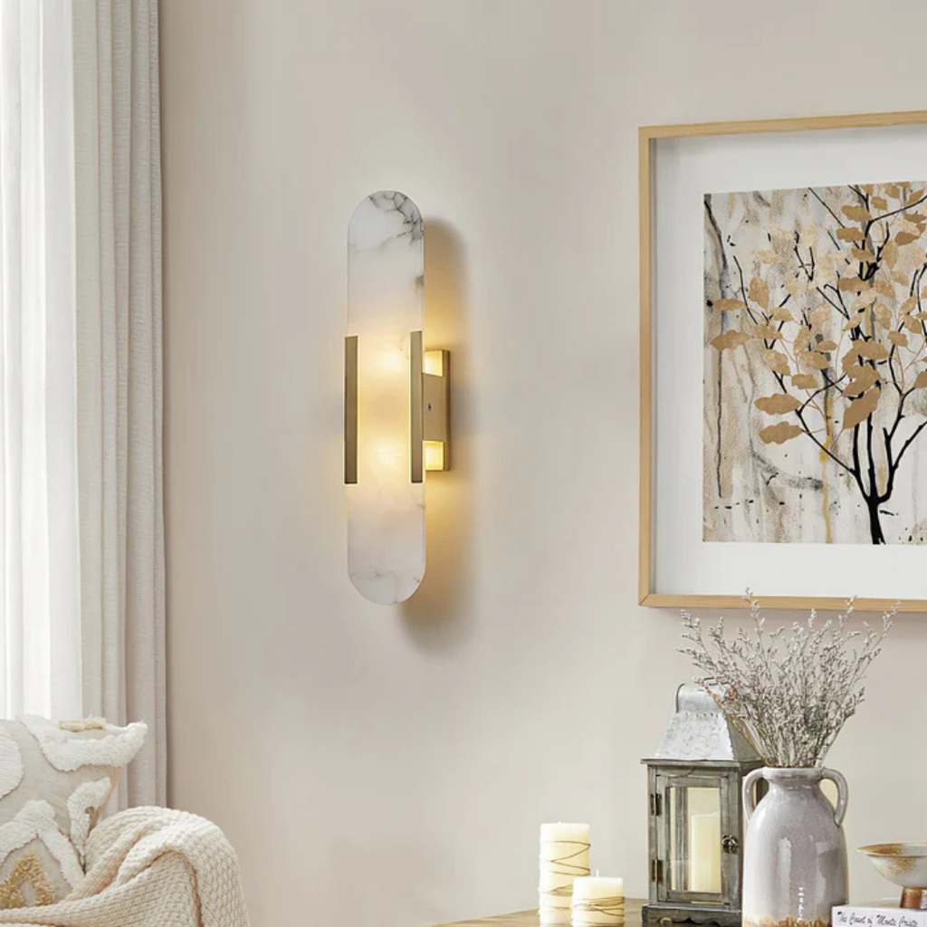 Ścienna lampa LED Aurora Marble do ambientowego oświetlenia wnętrz