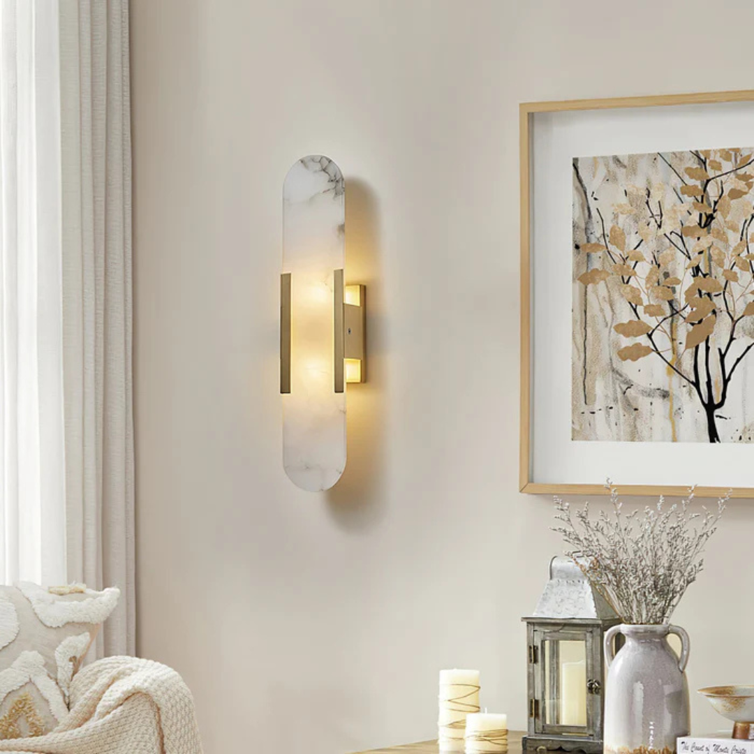 Ścienna lampa LED Aurora Marble do ambientowego oświetlenia wnętrz