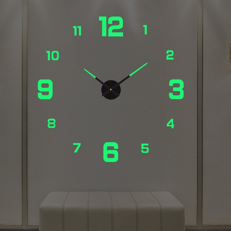 KreativDesign Artistic DIY Clock For Walls With Color And Size Options